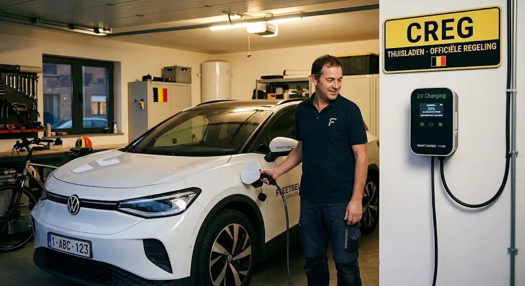 Céges elektromos autó otthoni töltése: Belga modell és akku tippek